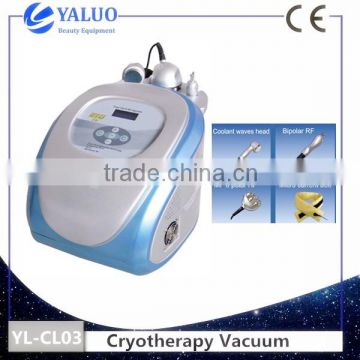 Cheap price homeuse 3 hands cryo RF fat freezing body shaper slimming machine for spa and salons