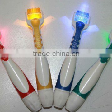 415nm blue light 633nm red light led color therapy derma roller mt dermal needle roller L001