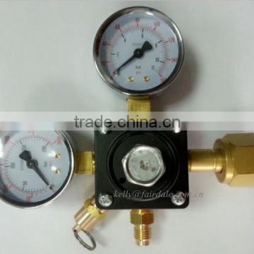 high quality beer machine co2 gas regulator with meter primary beer co2 gas regulator with guage