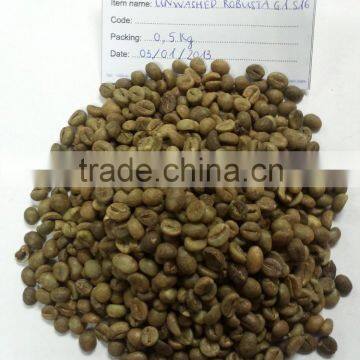 VIETNAM UNWASHED ROBUSTA COFFEE SC 16