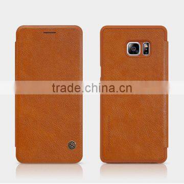Quality Flip Leather Case For Samsung Galaxy Note7, NILLKIN Qin PU Flip Leather Phone Case BUSINESS CARD CASE CLASSIC RESTRO photo-4