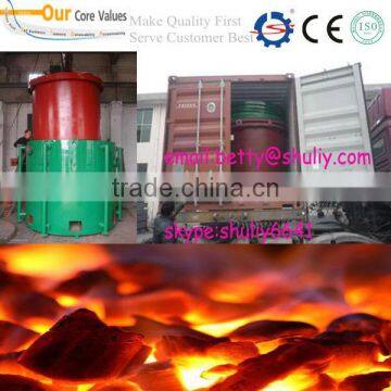 No smoking wood carbonization stove/wood charcoal making machine (CE approved)