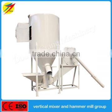 Easy operation vertical feed mixer for animal