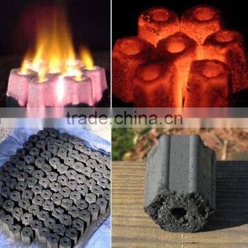 six sides shisha charcoal machine-made charcoal of hexagon