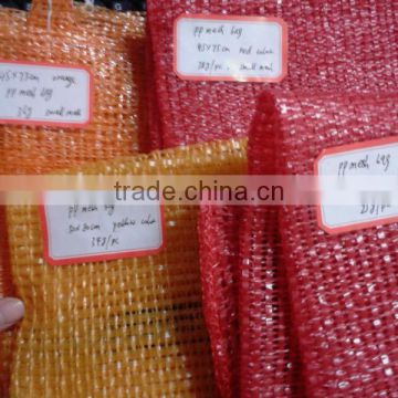 pp mesh bags for potato,onion,fire wood / Bolsa de malla de PP