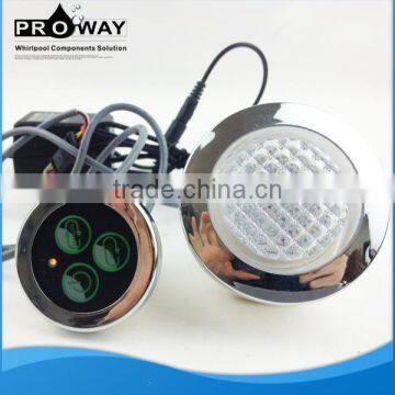 Bathtub Spa Hydro Embedded LED Lamp With CE Whirlpool RGB Light