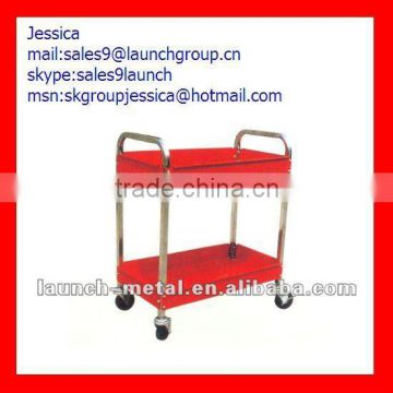 LF-JSC-06 TWO LAYERS NEW STYLE SERVICE CART DINNING CART WITH HANDLE