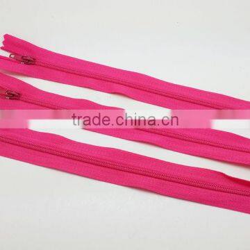 Whosale Hot Pink Nylon Coil Zippers Tailor Sewer Craft 9 Inch photo-2