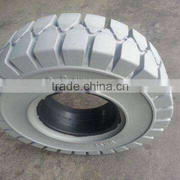 Good Price Top Sales Forklift Spare Parts 300-15 Grey Non Marking Solid Tires for Mitsubishi photo-4