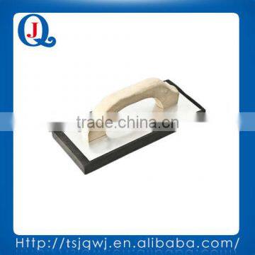 black floaming blade aluminium plate wood handle floating trowel JQ6084