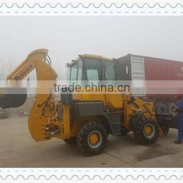 Agricultural AS500 50HP 4x4 Mini Backhoe Loader With Joystick and AC photo-3