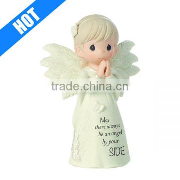 customized handmade painted little angel figurines for sale