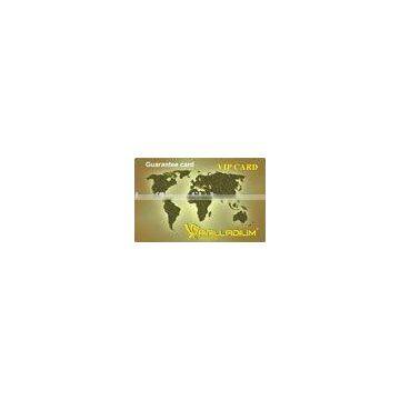 Fast delivery time dual interface VIP guarantee card
