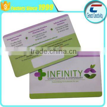 85.5*54*0.76mm Standard Size Full Color Printing Loyalty ID PVC Card