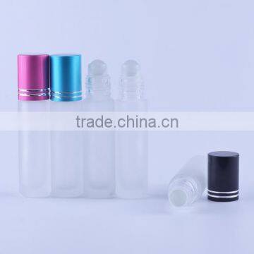 Mini 2ml 3ml Screw Thread Shaped Empty Clear Glass Tube Roll on Deodorant Bottle for Perfume With Plastic Roller Ball photo-5