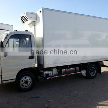 New design refrigerated tank truck/cargo van refrigeration units/wing van with low price