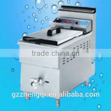 Hot sales gas single tank deep fryer,single basket gas deep fryer(ZQW-171)