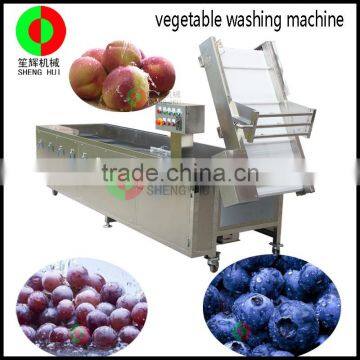 Best Popular Whole Stainless Steel Bubble Vegetable Washing Machine With Ozone System Fruit Washer Automatic Vegetable Washing photo-2