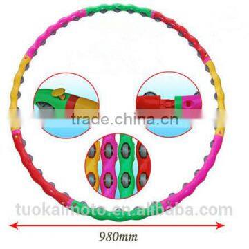 top quality 98cm Multi-function pulley massage hula hoop