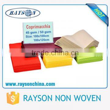 Soft Feeling PP Woven Geotextile Heat Resistant Round Cover Table photo-5