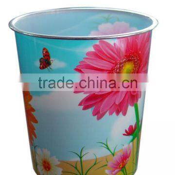 PP Material Home Use Colorful Plastic Trash Bin photo-3