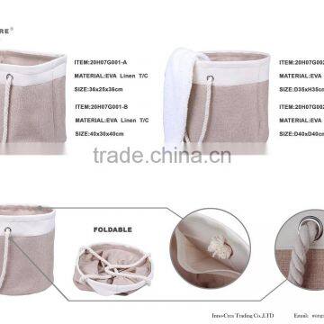 Store More Folding Round Laundry Hamper Wholesale photo-3