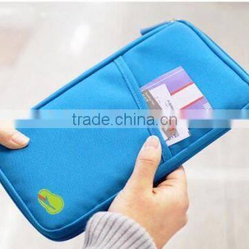 CY151 Travel Card Cash Document Organizer Wallet Rfid Blocking Passport Holder