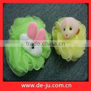 Light Green Flower Petaling Bath Sponge Loofah photo-6