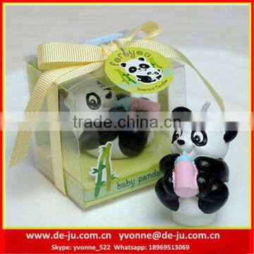Lovely Animal Panda With Milk Feeder Decorative Candles Wholesale