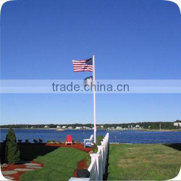 Power Coated Galvanized Steel Electric Flag Pole Manufacturer