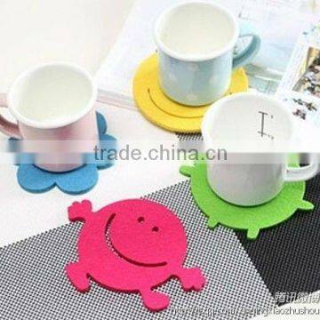 promotional polyester felt cup mat