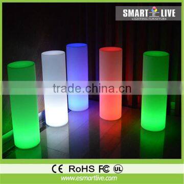 Night decoration LED light up cylinder