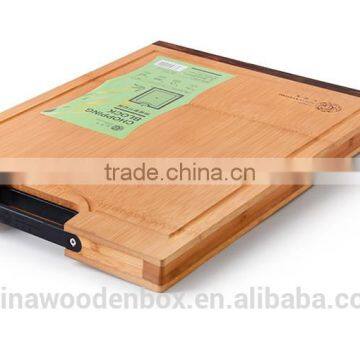 2015 Hign Style, Oak Wood Cutting Board,with Handle Wooden Board photo-3