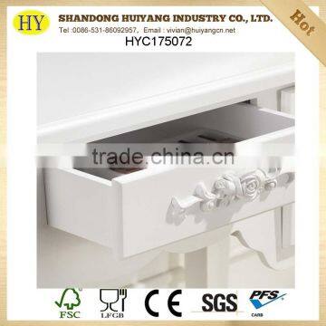 Custom European New Fashion Design Wooden Dressing Table With 3mirrors Wholesale photo-4