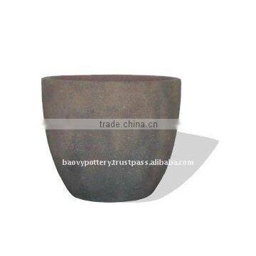 Vietnam Old stone outdoor planter, outdoor pottery