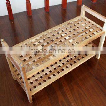 New Product 2 Tires Water Proof Wooden Shoe Rack photo-2