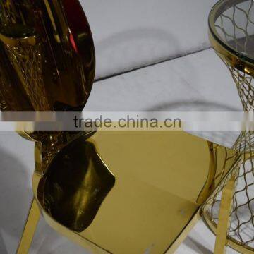 LC09 Antique Throne Chairs Antique Gold Chairs photo-5