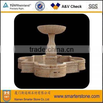 Promotional Outdoor Stone Water Garden Fountain White Marble or ODM design as your order