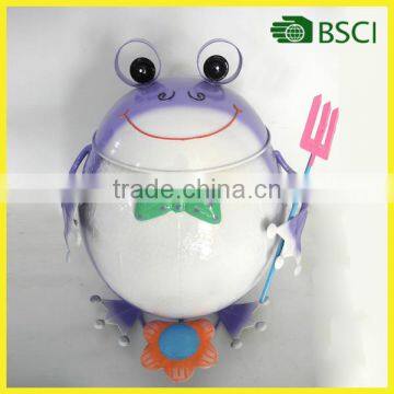 YS15406 recycling waste bin metal craft for garden decoration