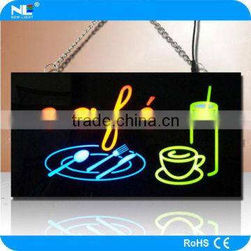 Illuminated Advertising LED Resin Sign Environmental-friendly LED Open Sign Safety LED Display Sign photo-4