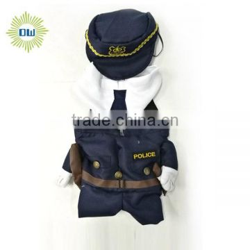 Funny Dog Clothes Pliceman Uniform Design