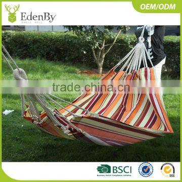 Camping Hammock-100% Ripstop Parachute canvas Outdoor Double Hammock with Hammock Straps & Carabiners