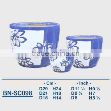 Vietnamese Ceramic Indoor Pot/ Indoor Planter BN-SC012 photo-2