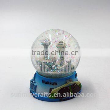 Hot Sale Polyresin Makkah Souvenir Snow Globe for Sale photo-2