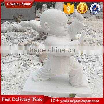 Decotative Handmade White Marble Buddha Statue For Sale photo-3