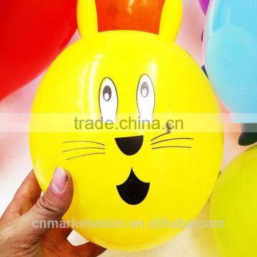 Wholesale Custom 100% Natural Printed Latex Balloon Rabbit Shape Balloon photo-4