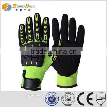 2016 hot sale Anti-impact mechanic glove