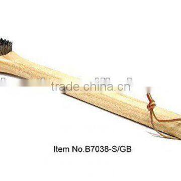 Wood BBQ cleaning brush