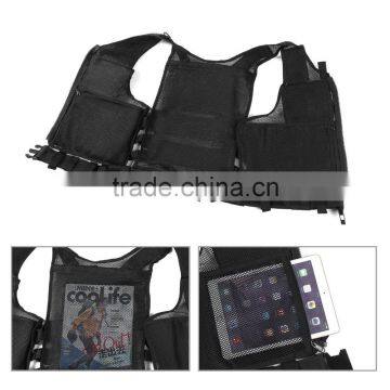 600D Polyester Oxford Security Tactical Vest With Heavy Duty Belt and Pouch photo-5