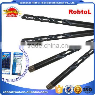 8mm Nano Chromium Aluminum Titanium Coating Straight Shank Hss Twist Drill Bits Cobalt Fully Ground Bright Finish Drilling Metal photo-5